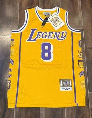 Authentic Classics Kobe Bryant Los Angeles Lakers Mamba Legend Patch Jersey